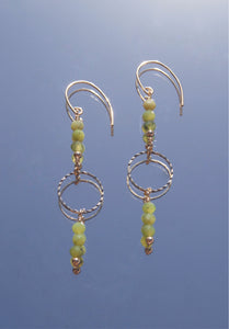 Peridot earrings